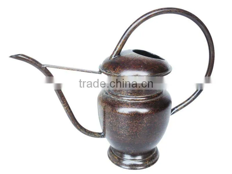 Small Metal Watering Can, Heart Design Made of Metal Iron.
