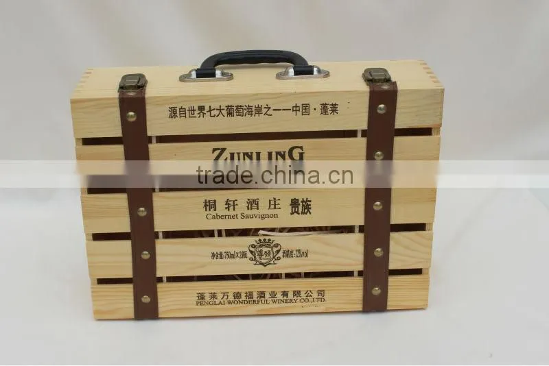 Refinement folding wooden wine shelf