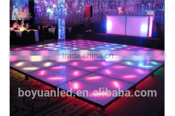 disco led lighting dance floor, garden plastic led floor, fashionable show led floor
