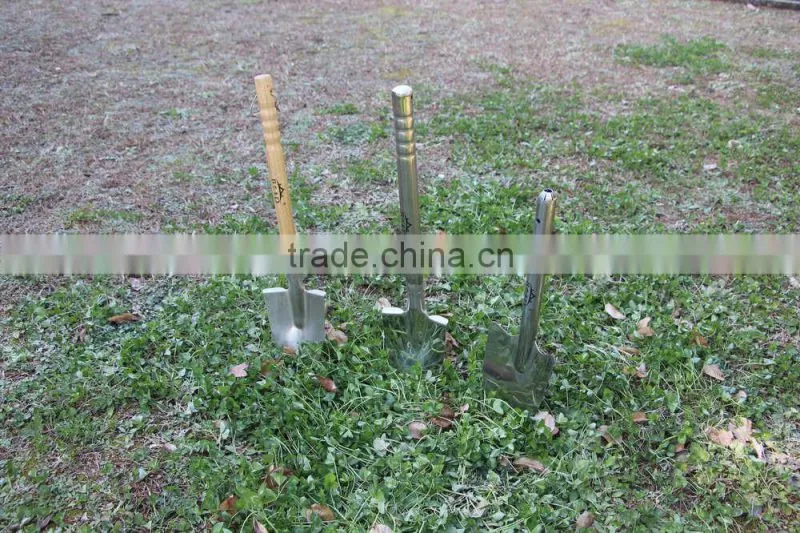 wooden handle Heated stainless Steel Hand potato shovel