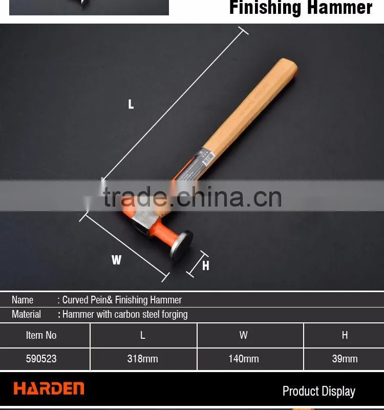 Professional Curved Pein And Finishing Hammer