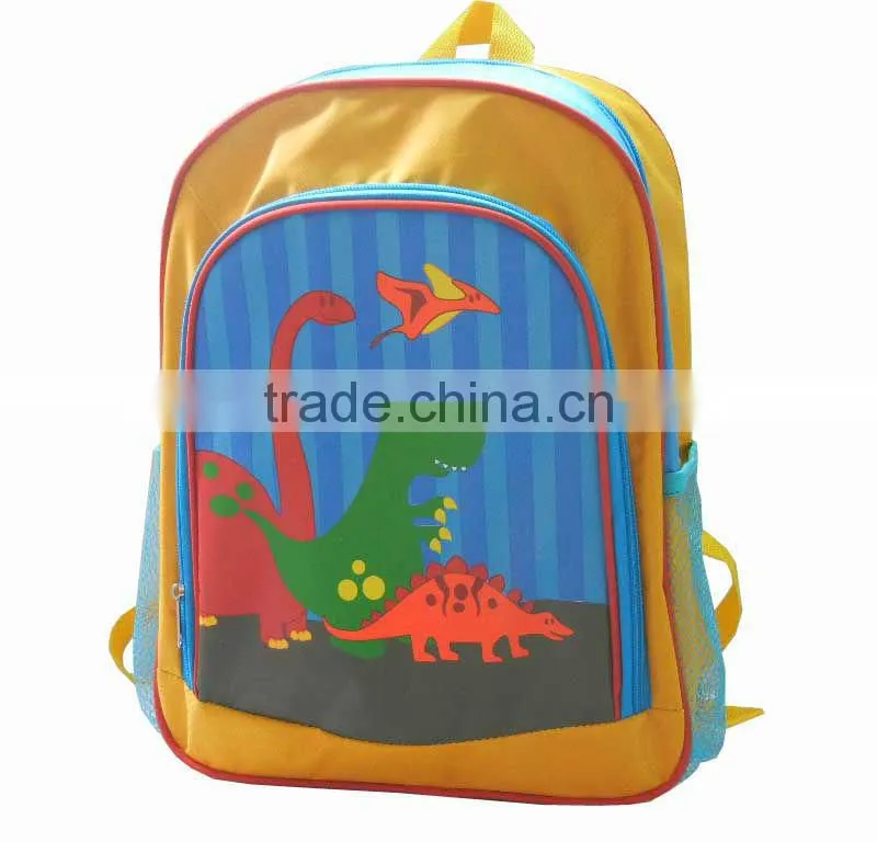 New Style Cartoon School Backpack For Kids With Polyester