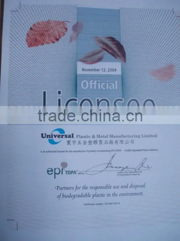 High quality flexo printing die cut handle plastic bag for shopping