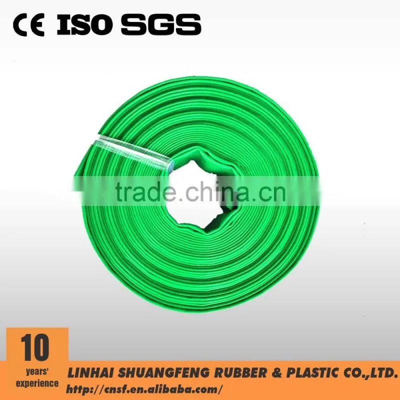 water pump used flexible water hose pipe irrigation discharge