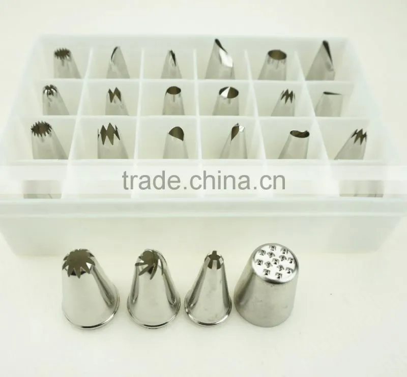 42157 Stainless Steel Cake Decorating Tips/Mouth for Pastry bag/Fondant Tools