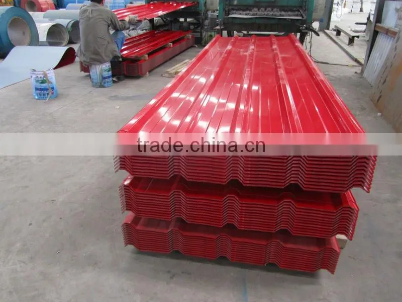Long Span Color Coated Corrugated Roofing Sheet/Prepainted Steel Sheet