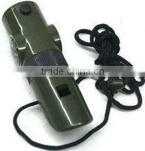 7 in 1 whistle compass with multifunction for survival