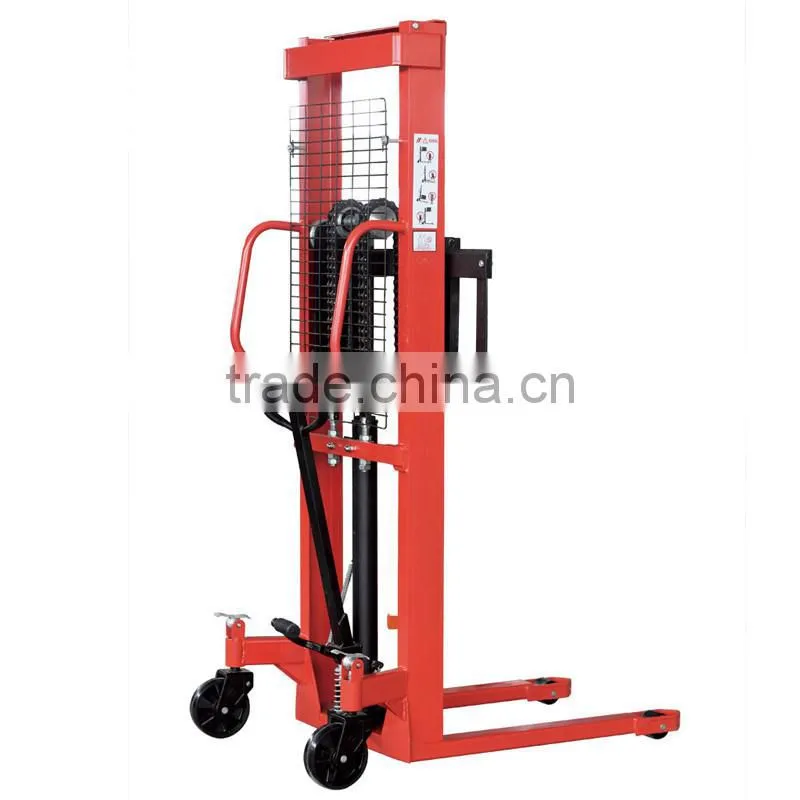 High quality hand forklifts / 2 t 1.6m hydraulic manual hand stacker