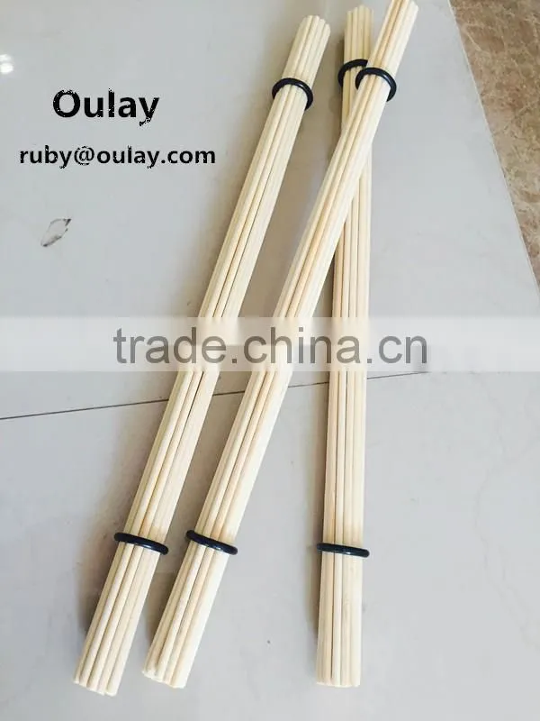 2mm,3mm and 4mm *40cm bamboo sticks /drumsticks/bamboo sticks with black rings