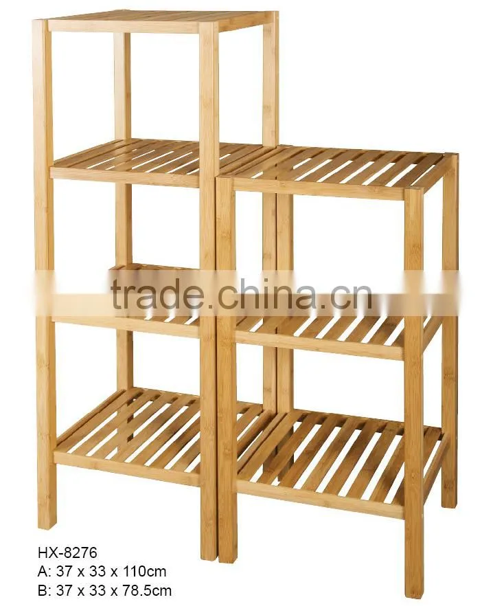 2015 new bamboo storage shelf/bamboo toy storage shelf/bamboo display shelf