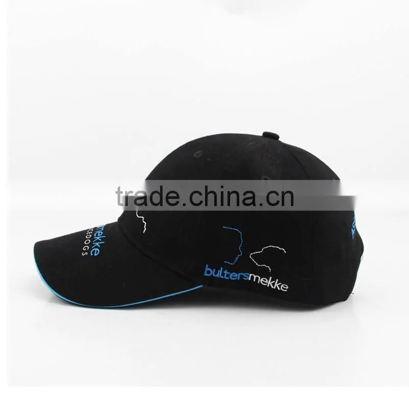 Embroidery Logo Or Printed Sport Style Baseball Cap With Sandwich