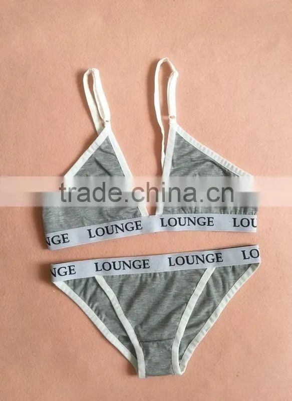 2016 latest new design sexy fashion hot sale the letter bikini women swimwear