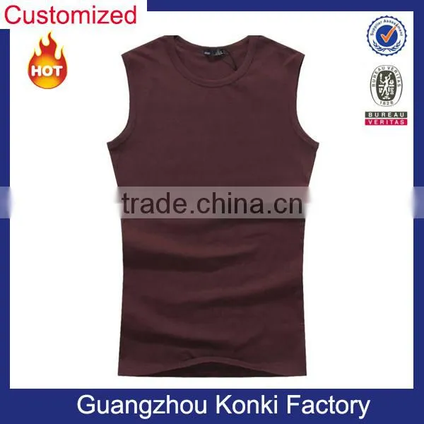 men cotton spandex basquiat crown tank tops