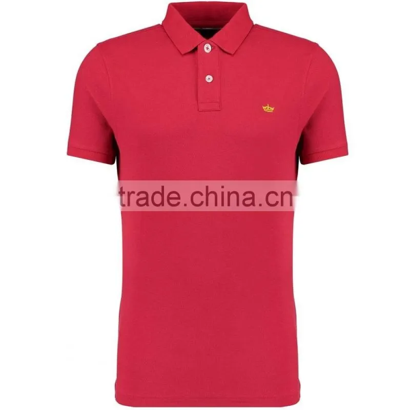 New Arrival Pink Workwear Polo T shirts Unisex Brand Embroidery Pockets 240g 100% Cotton Polos