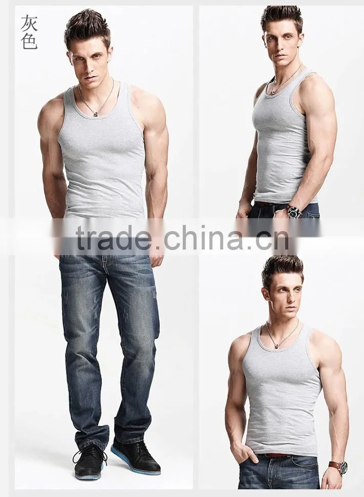 Mens Blank Tight Athletic Tank Top Wholesale