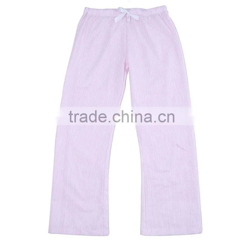 New style personalised monogrammed seersucker Pajamas Pants
