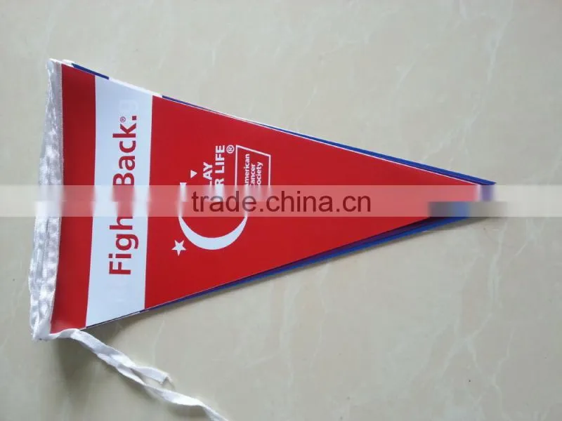 customized pennant bunting flag