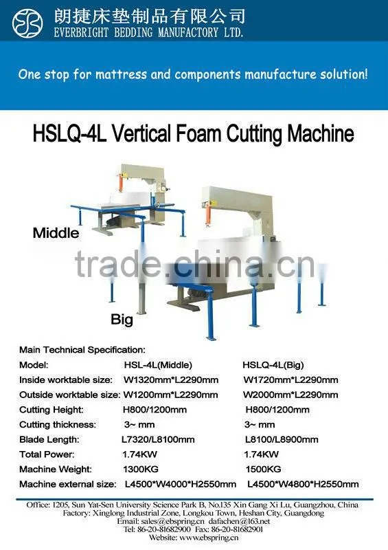 Top sale manual foaming vertical machine for mattress