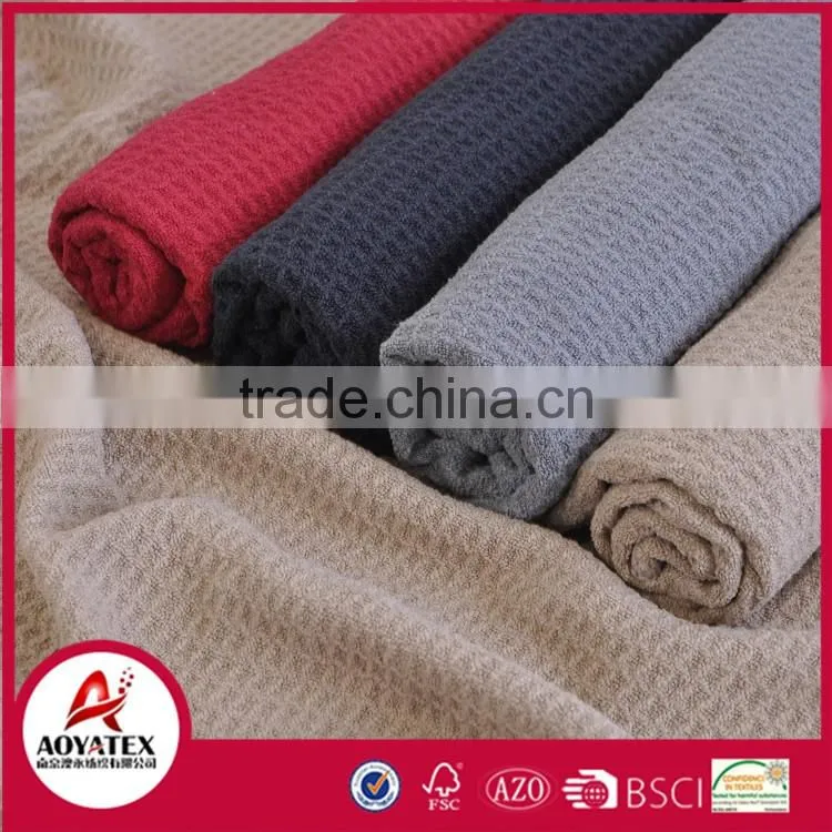 Plain dyed microfibre waffle cleaning cloth, 100% polyester waffle dishcloth, waffle cleaning cloth manufacturer