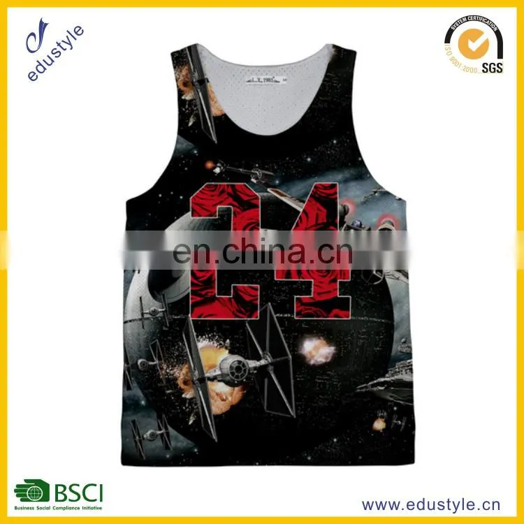 2015 new mens tank top wholesale sublimation tank top/custom gym tank top