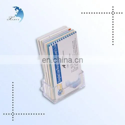 Fashion Table Top Clear Acrylic Tent Card Holder For Office