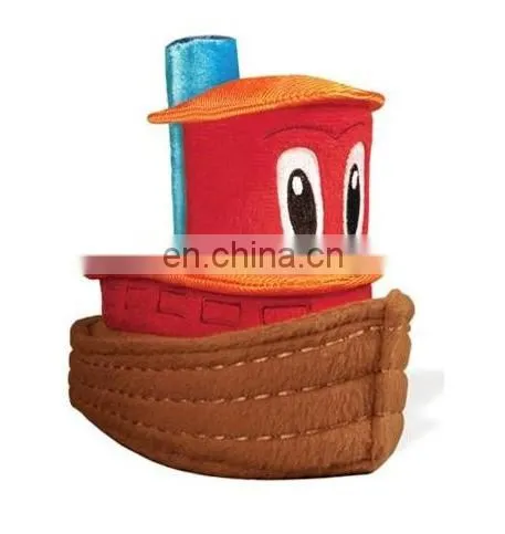 Safety baby education toys vehicle toys plush boat toys
