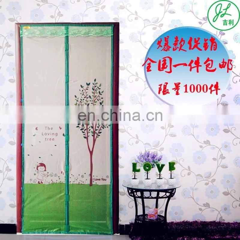 Portable outdoor essential transparent Magnetic Mosquito net door curtain for Anti insects
