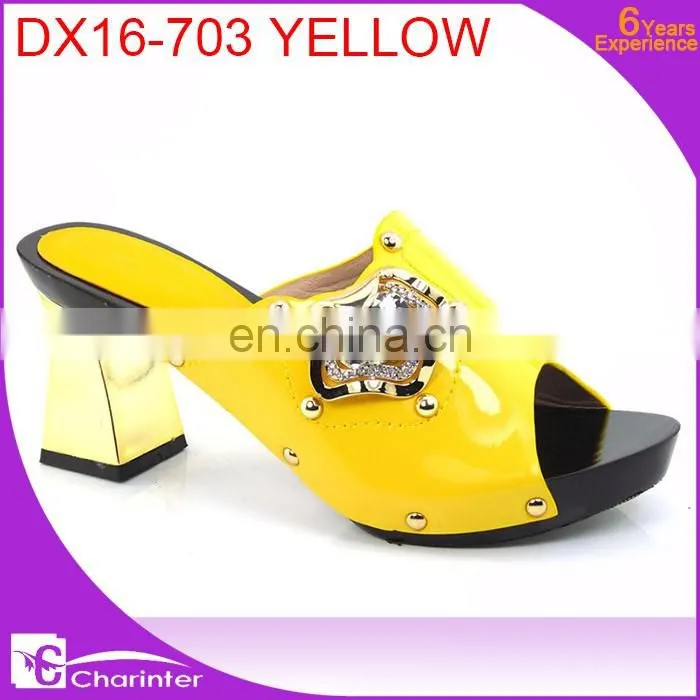 african ladies slipper square heel ladies shoes wholesale italian ladies hsoes