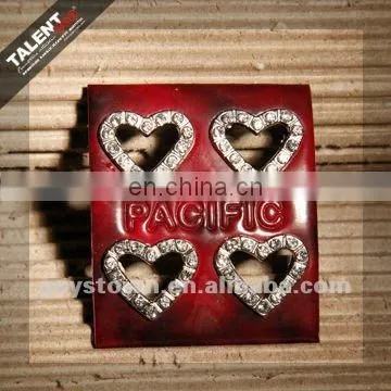 custom private brand name logo label metal jeans leather tags