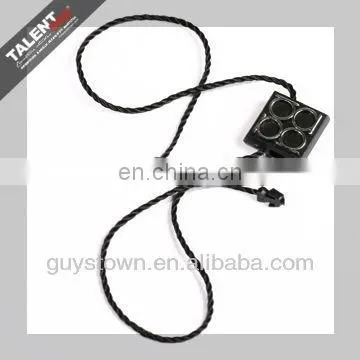 custom garment brand name logo string lock seal tag