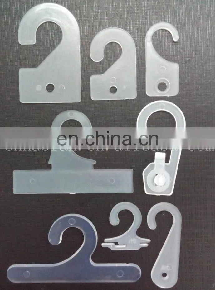 Plastic sock hook for socks display