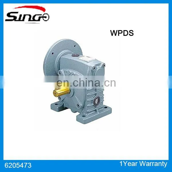 WPDS Bevel Gearbox Speed reducer Gears with motor model 100