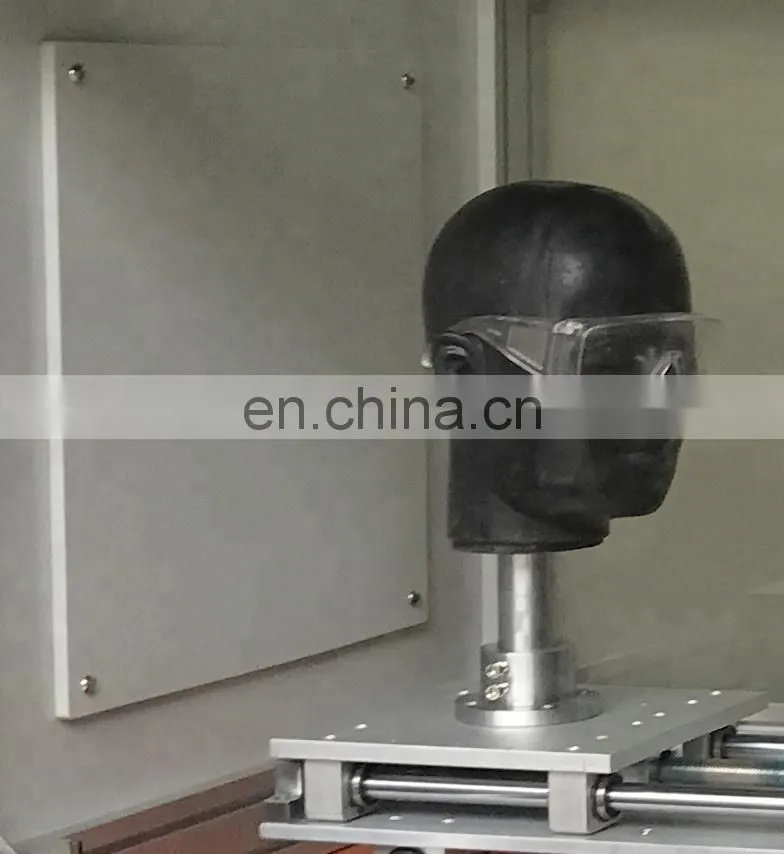 SNELL SA/K2010 AS1698 EN166 standard 5.5mm pellet Helmet goggle high speed impact Testing Machine