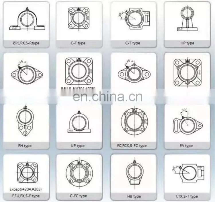 Japan UCP NSK ntn f209 bearing pillow block bearing