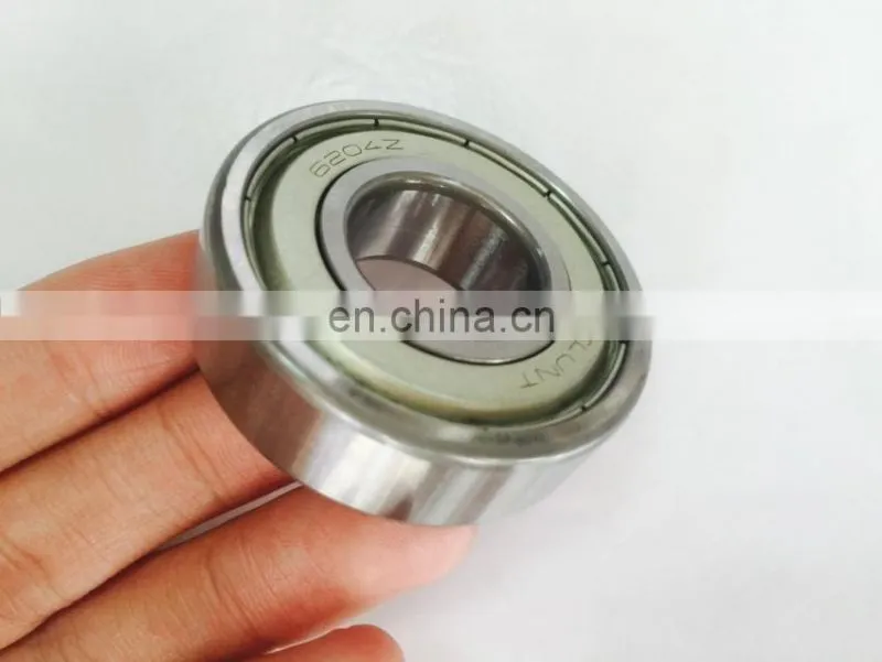 6204 deep groove ball bearing 6204 made in China mainly used for water pump bearing