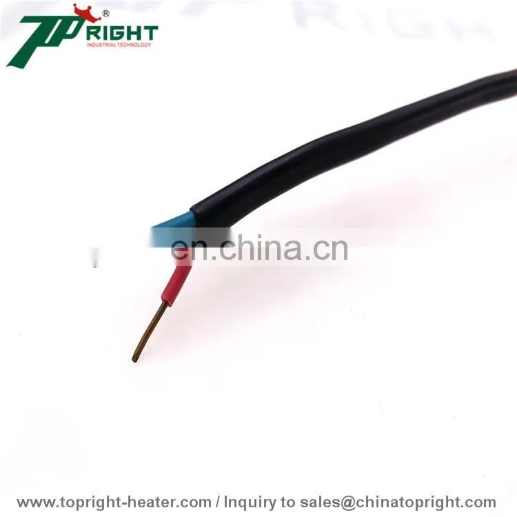 2x0.65mm red-yellow Type K thermocouple extension wire