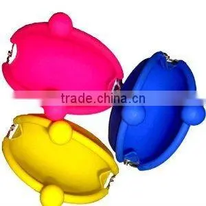 attractive lady cheapest mighty purse fancy silicone coin purse for pocket
