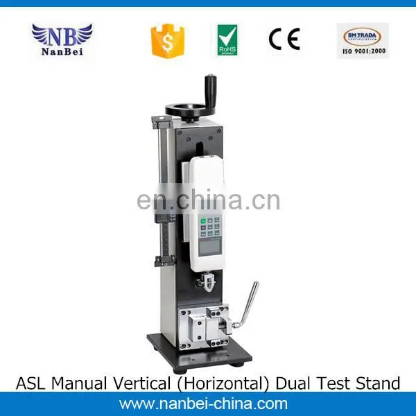 vertical hydraulic electric 5000N force test stand