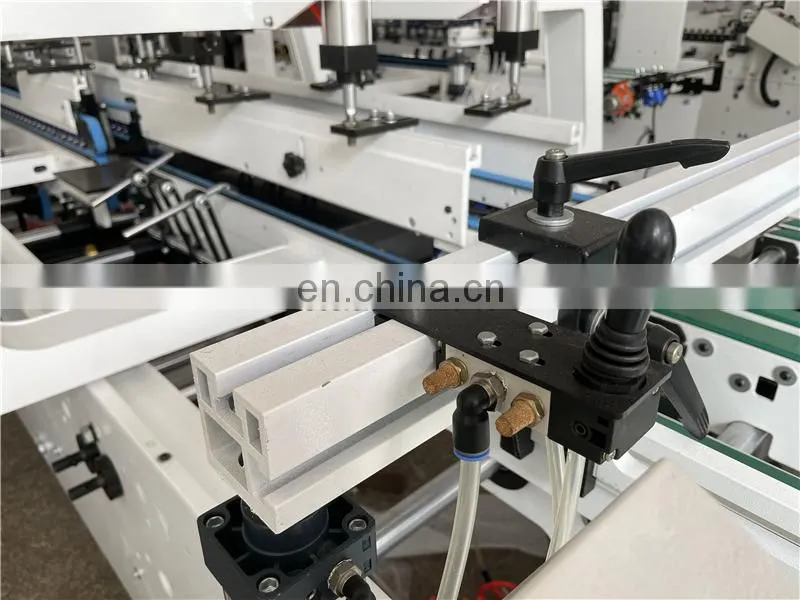 GDFG900 high speed carton paperboard silk stocking candy box folding gluing machine, Automatic Crash Lock Bottom Folder Gluer