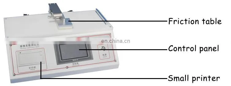 HST Coefficient of Friction Tester Plastic Film COF Tester