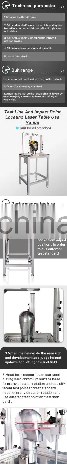 Observation Field Fixed-point Protection Test Helmet Peripheral Vision Test Instrument