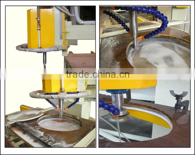 Countertop hole cutting machine