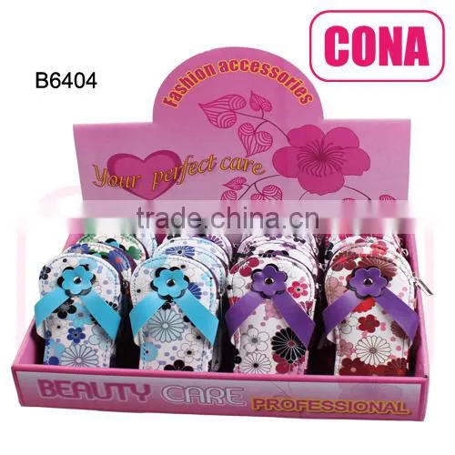 Elegant slippers shaped Manicure Pedicure Set