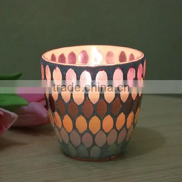 inch glass candle holder wedding favor shabbat candles