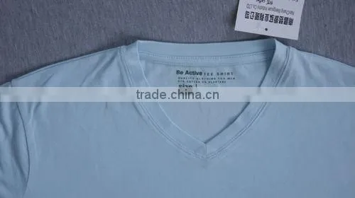 Cotton with spandex mens t-shirt/ spandex T-shirt for men/Mens lycra T-shirt