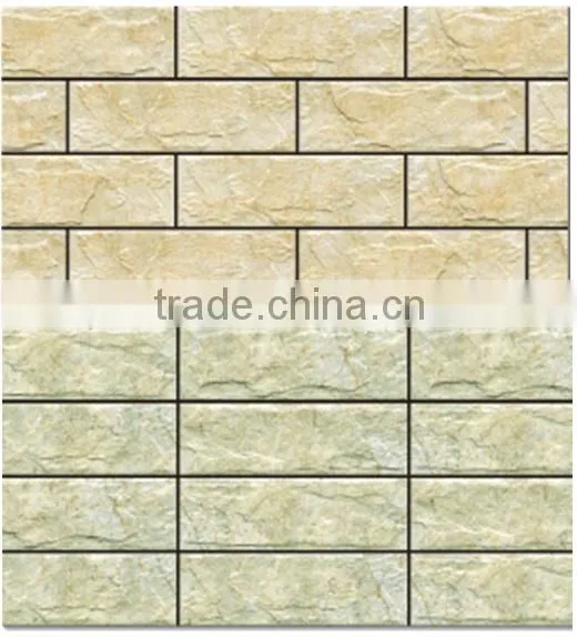 3D inkjet exterior wall decorative tile/villa decoration