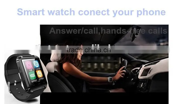 Bluetooth Smart Watch Wrist Watch U8 SmartWatch for Samsung S6/S5/Note 4/Note 3 HTC LG Huawei