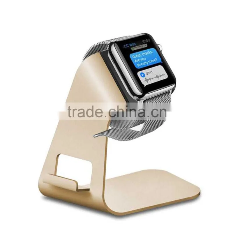 New Arrival Aluminum Stand For I watch Stand Gold Mobile Phone Charge Stand