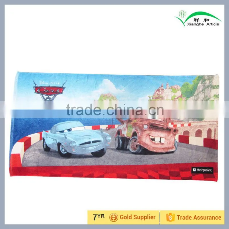 Promotion Cotton Beach Towel High Quality Velour Reactive Printing