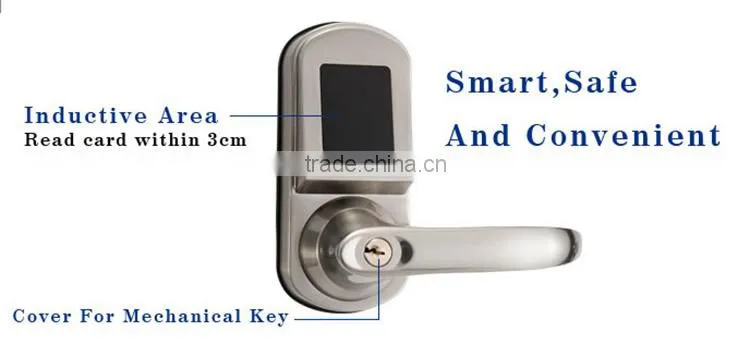 New Zinc Alloy digital electronic smartphone modern style nfc door lock
